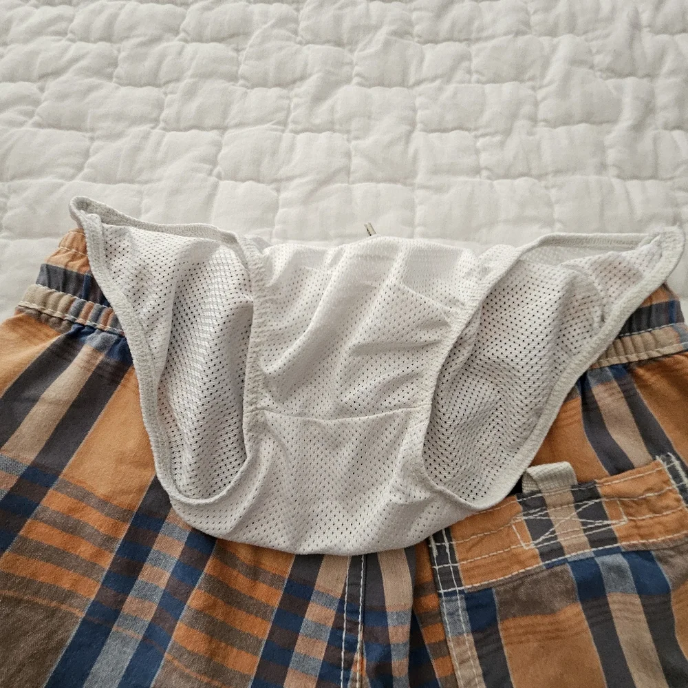 Gap Kids Plaid Madras Swim Short